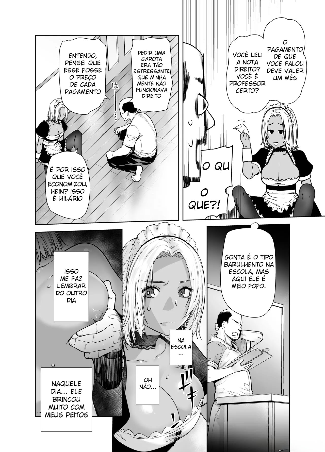 A Kuro Gal que Acabou se Tornando a Empregada do Professor Responsável 2 - Foto 9