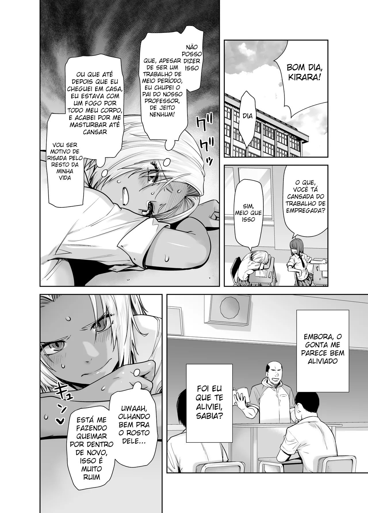 A Kuro Gal que Acabou se Tornando a Empregada do Professor Responsável - Foto 15