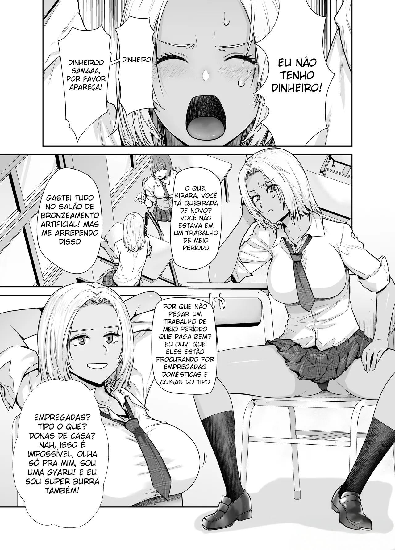 A Kuro Gal que Acabou se Tornando a Empregada do Professor Responsável - Foto 4