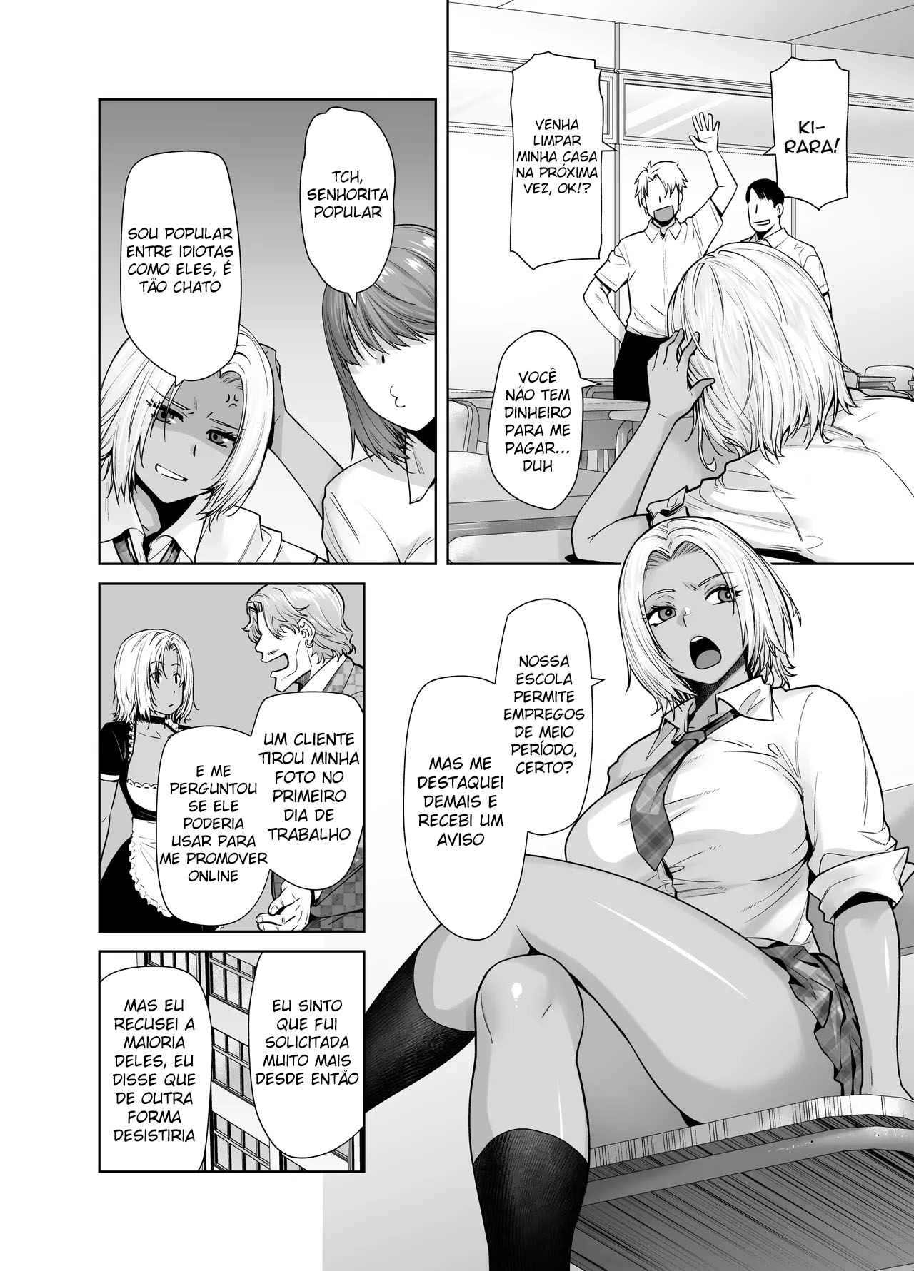 A Kuro Gal que Acabou se Tornando a Empregada do Professor Responsável 2 - Foto 5